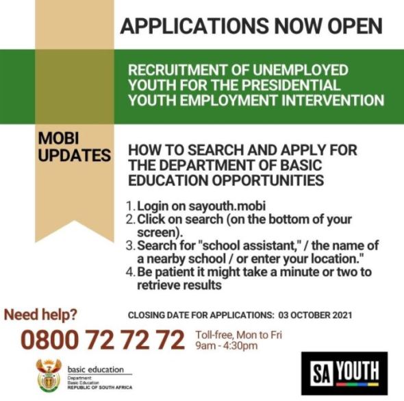 How to Search for Opportunities On SA Youth Mobi Site