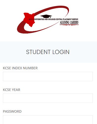kuccps student portal login 2023