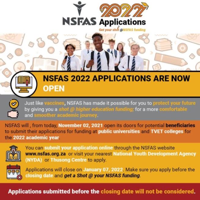 How To Apply NSFAS 2022 Application for South Africa (SA) Youths