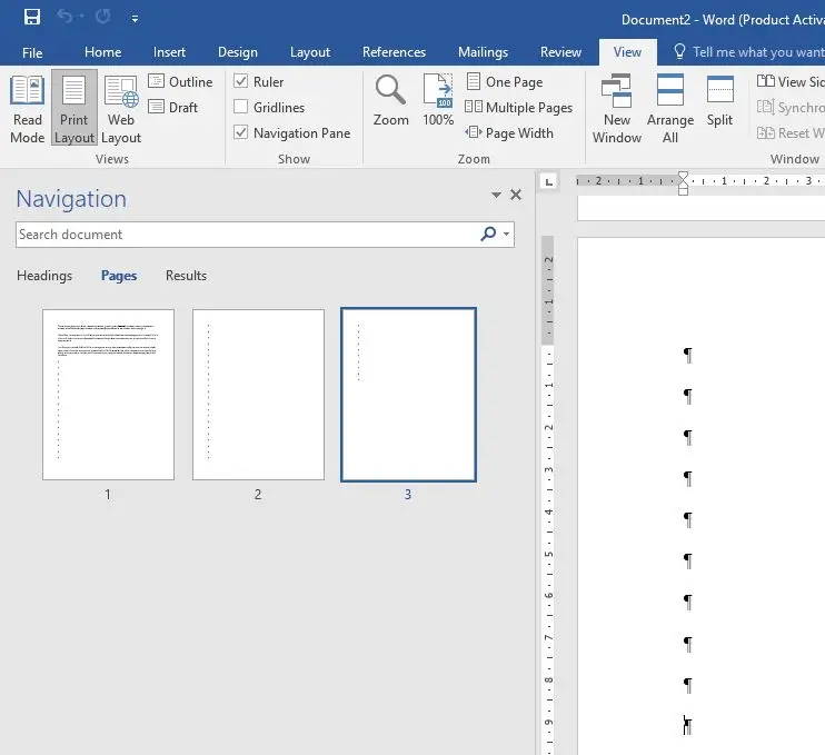How to Delete a Blank Page in the Microsoft Word Document