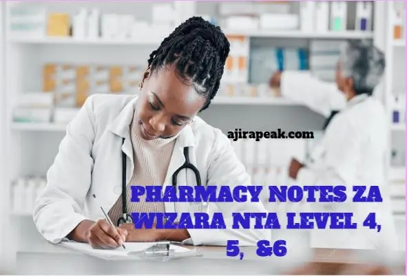 Pharmacy Notes NTA 4, 5 &6 Wizara Download